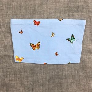 Butterfly Tube Top